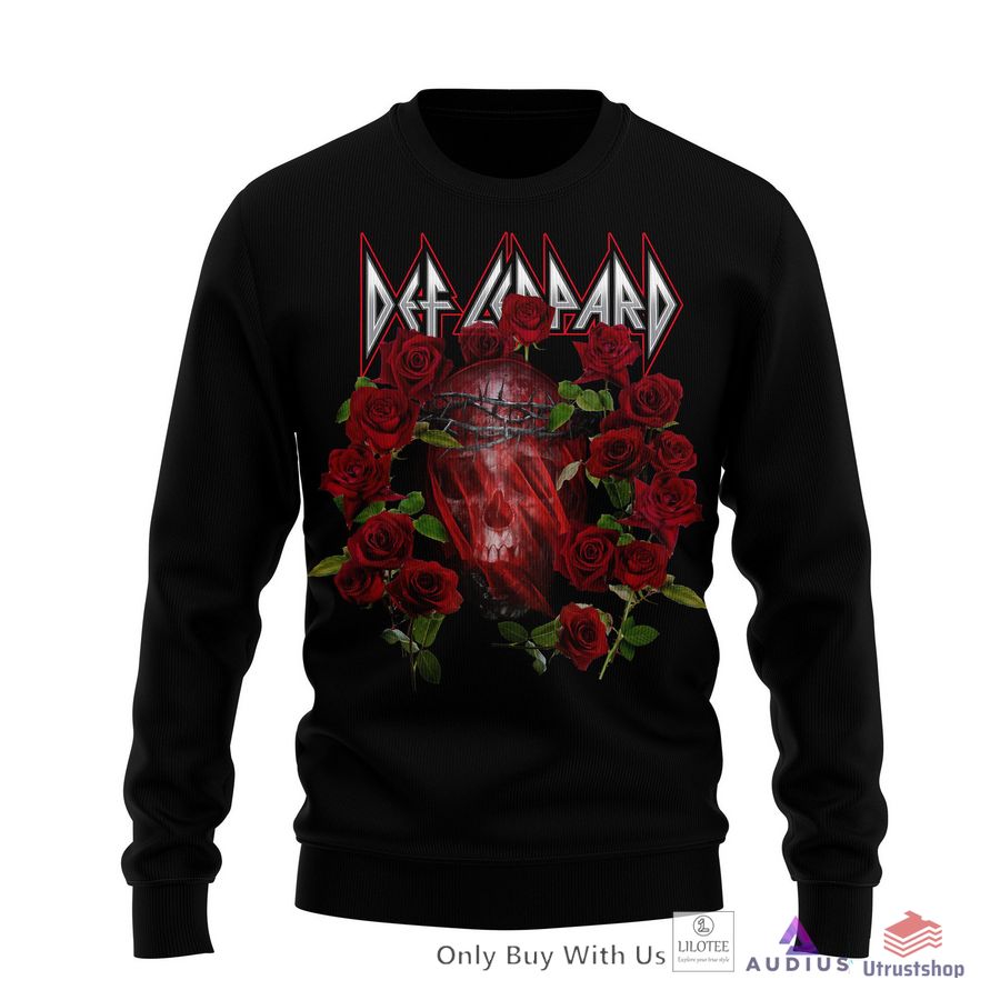 def leppard skull roses 3d shirt hoodie 2 85991