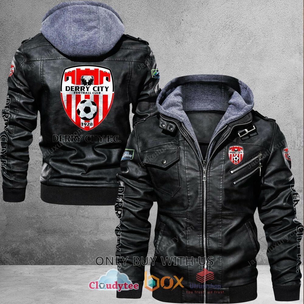 derry city f c leather jacket 1 84978