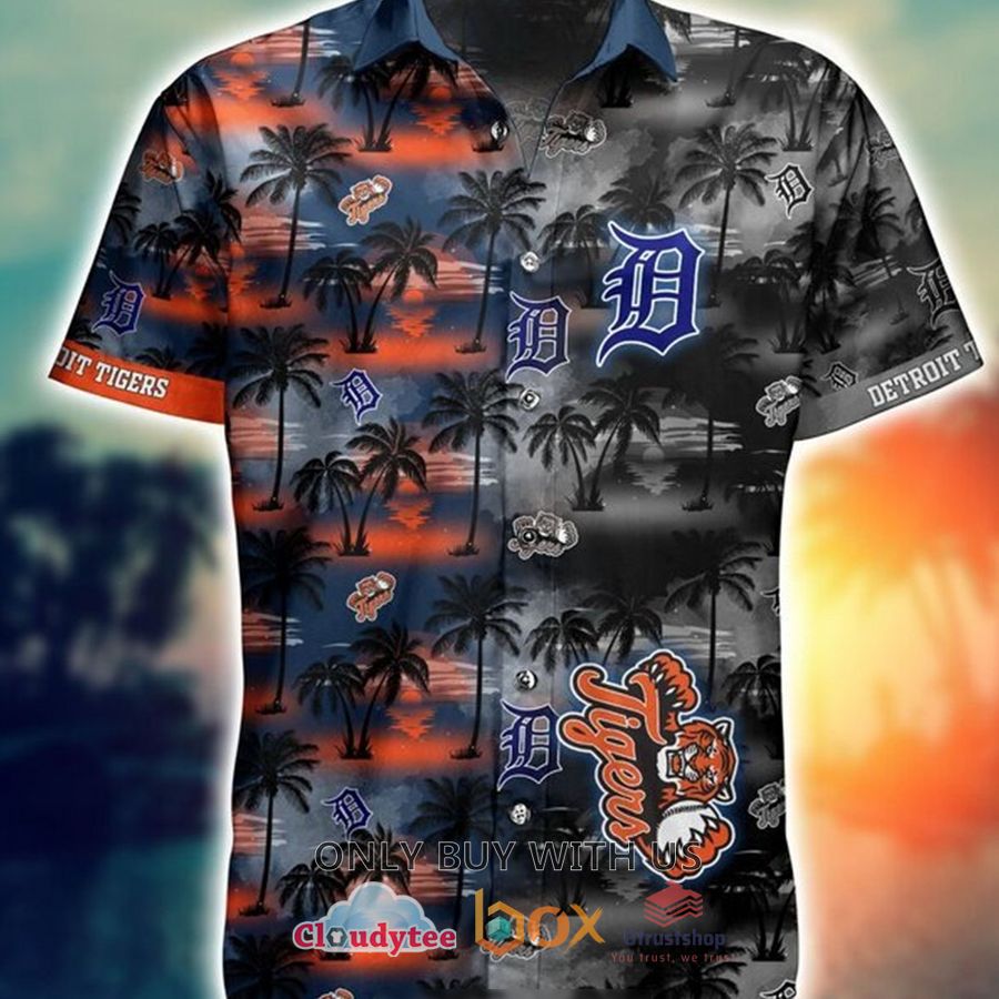 detroit tigers mlb palm tree hawaiian shirt 1 58798