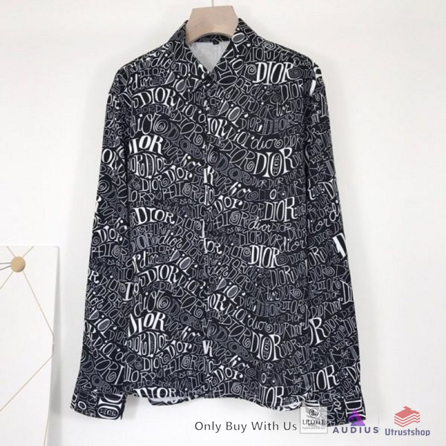 dior pattern 3d longsleeve button shirt 1 31815