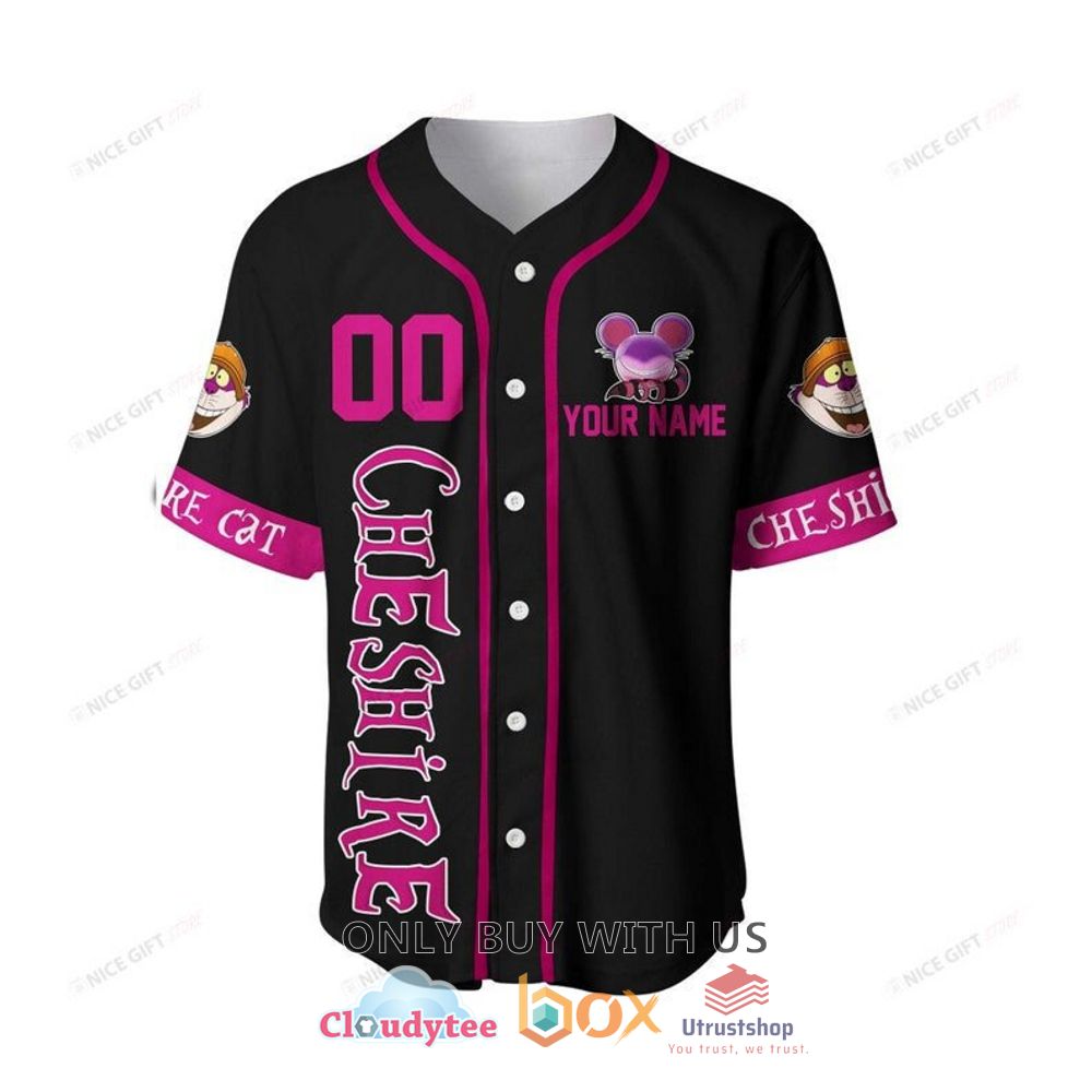disney cheshire cat personalized baseball jersey shirt 2 87628