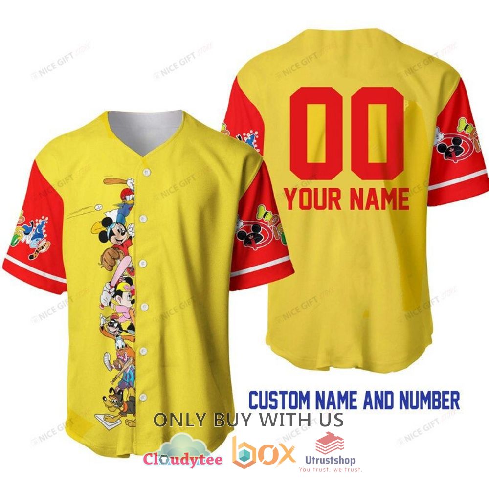 disney friends personalized baseball jersey shirt 1 9846
