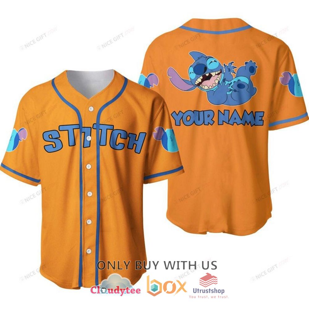 disney stitch custom name baseball jersey shirt 1 80975