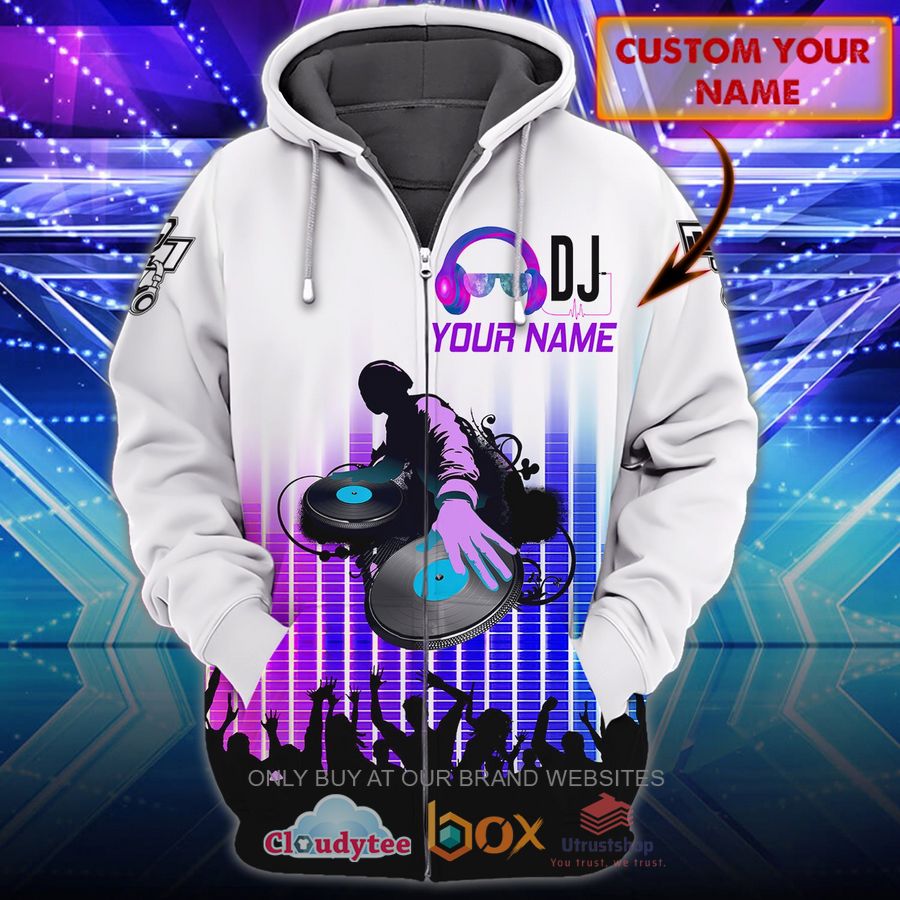 dj music custom name 3d zip hoodie 1 15707