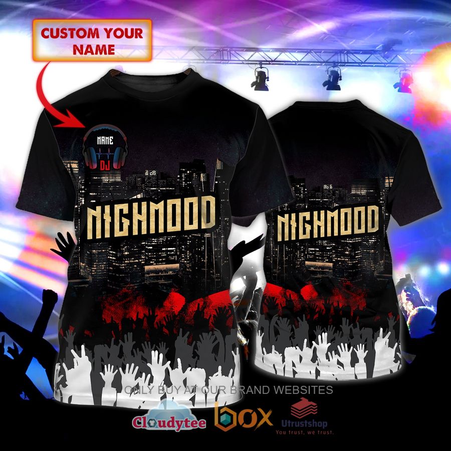 dj nighmood custom name 3d shirt 1 8745