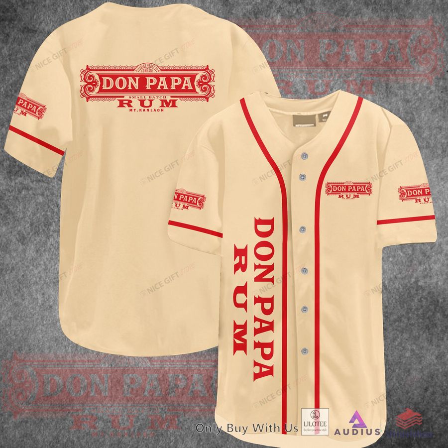 don papa rum baseball jersey 1 25385