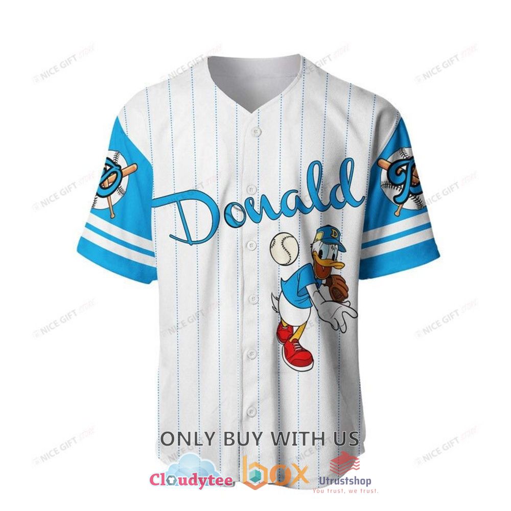 donald duck disney baseball jersey shirt 2 40998