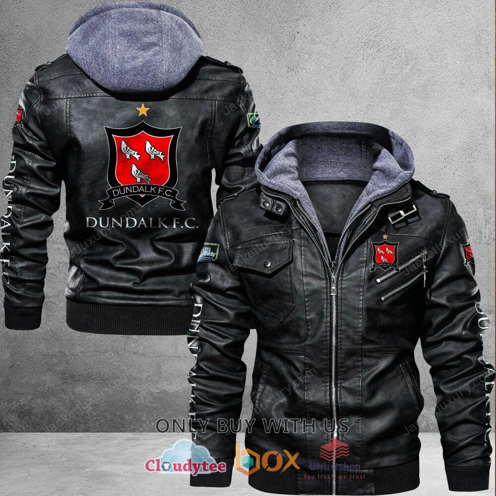 dundalk f c leather jacket 1 30476