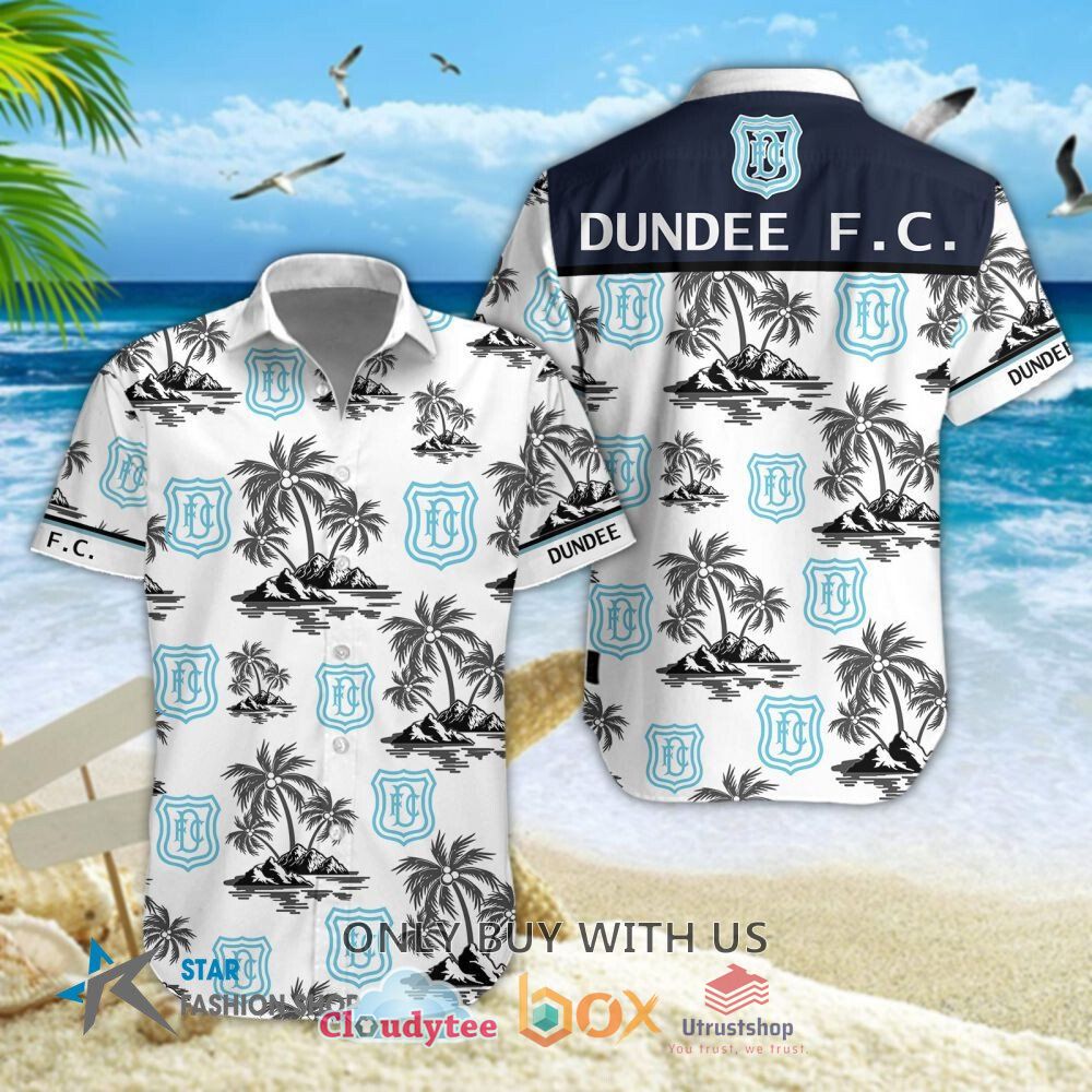 dundee f c short sleeve hawaiian shirt short 1 18090