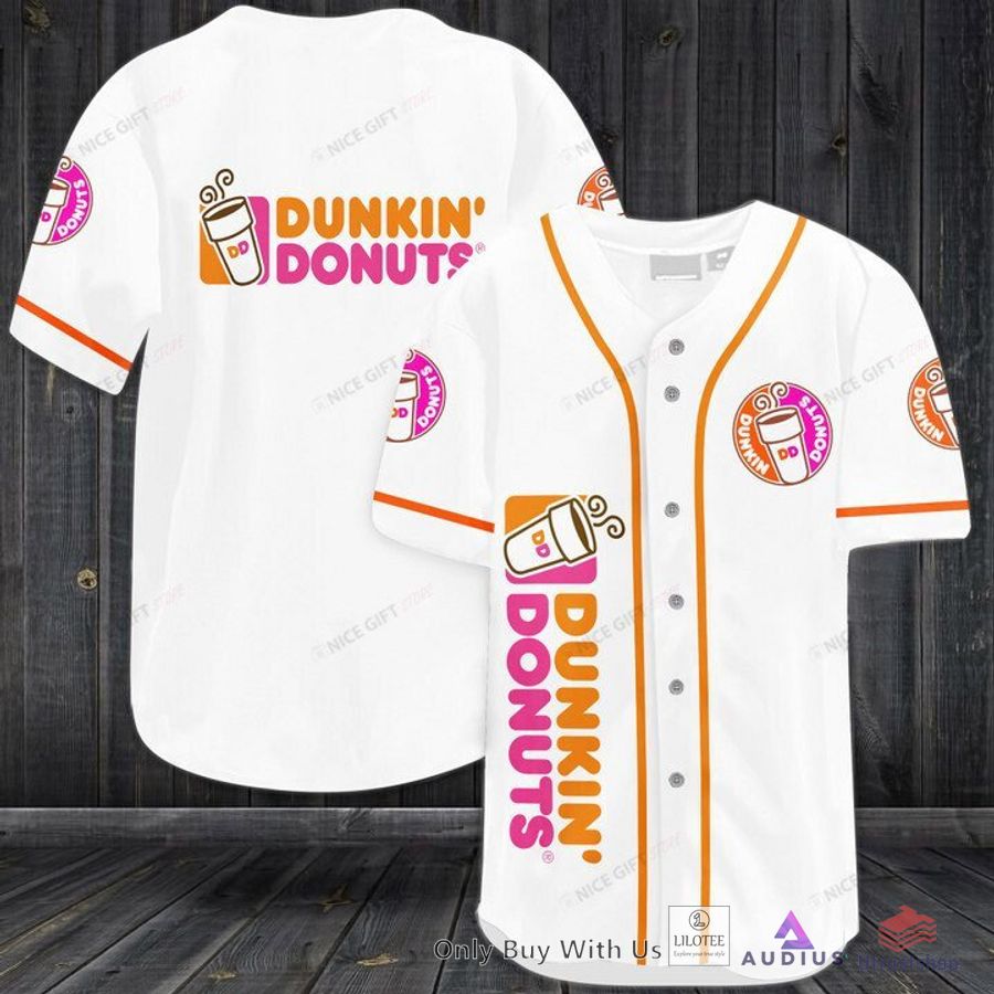 dunkin donuts baseball jersey 1 39570