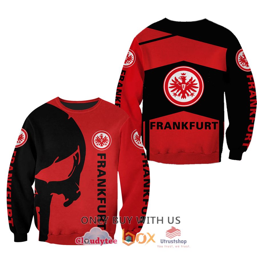 eintracht frankfurt skull 3d hoodie shirt 2 62439