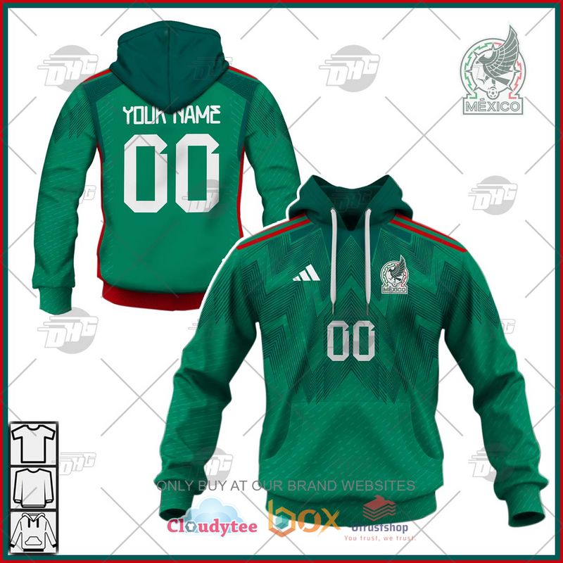 el tri mexico national f c world cup 2022 personalized 3d hoodie shirt 1 41591