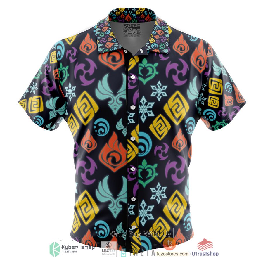 elemental visions genshin impact short sleeve hawaiian shirt 1 24682