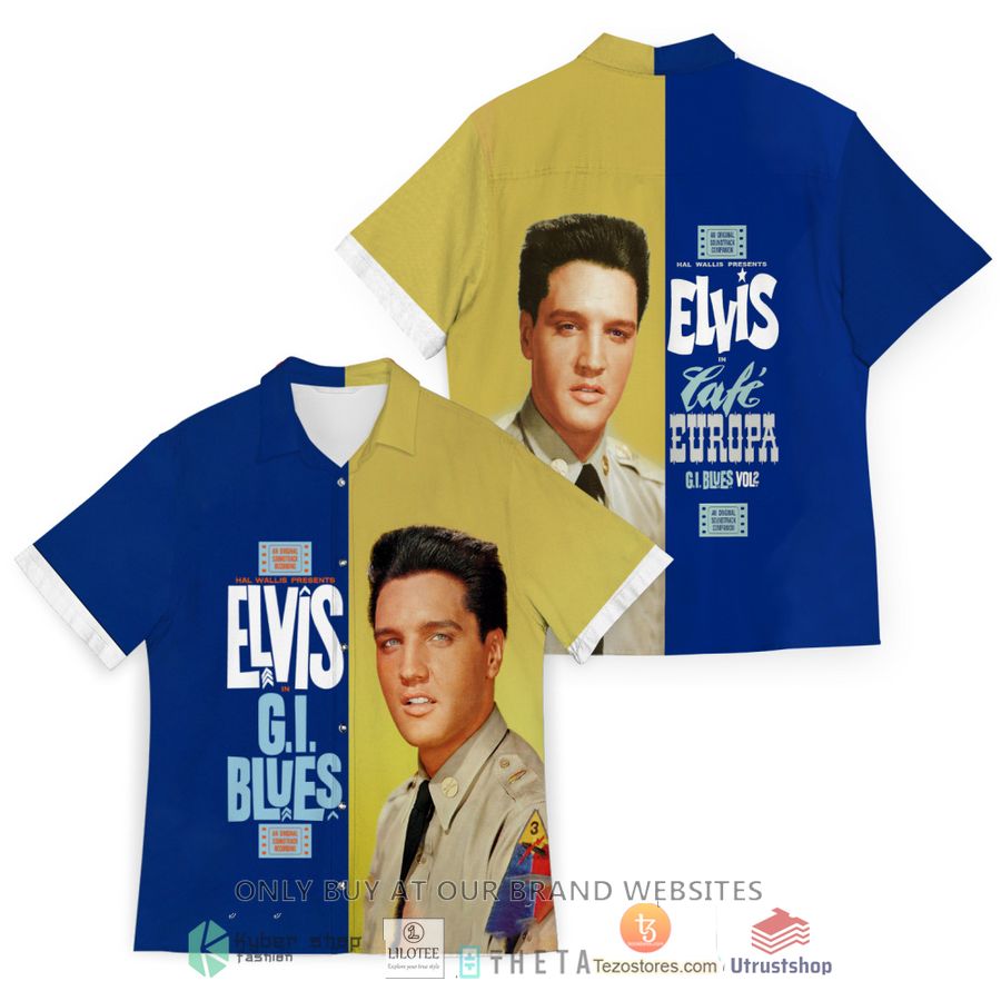 elvis g i blues casual hawaiian shirt 1 98559