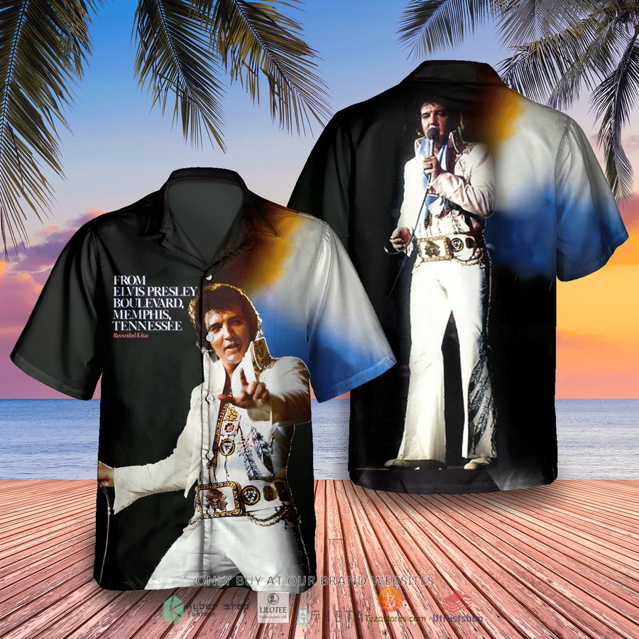 elvis presley from elvis boulevard memphis tennessee hawaii shirt 1 71758