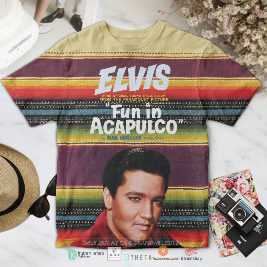 elvis presley fun in acapulco 3d all over t shirt 1 83316