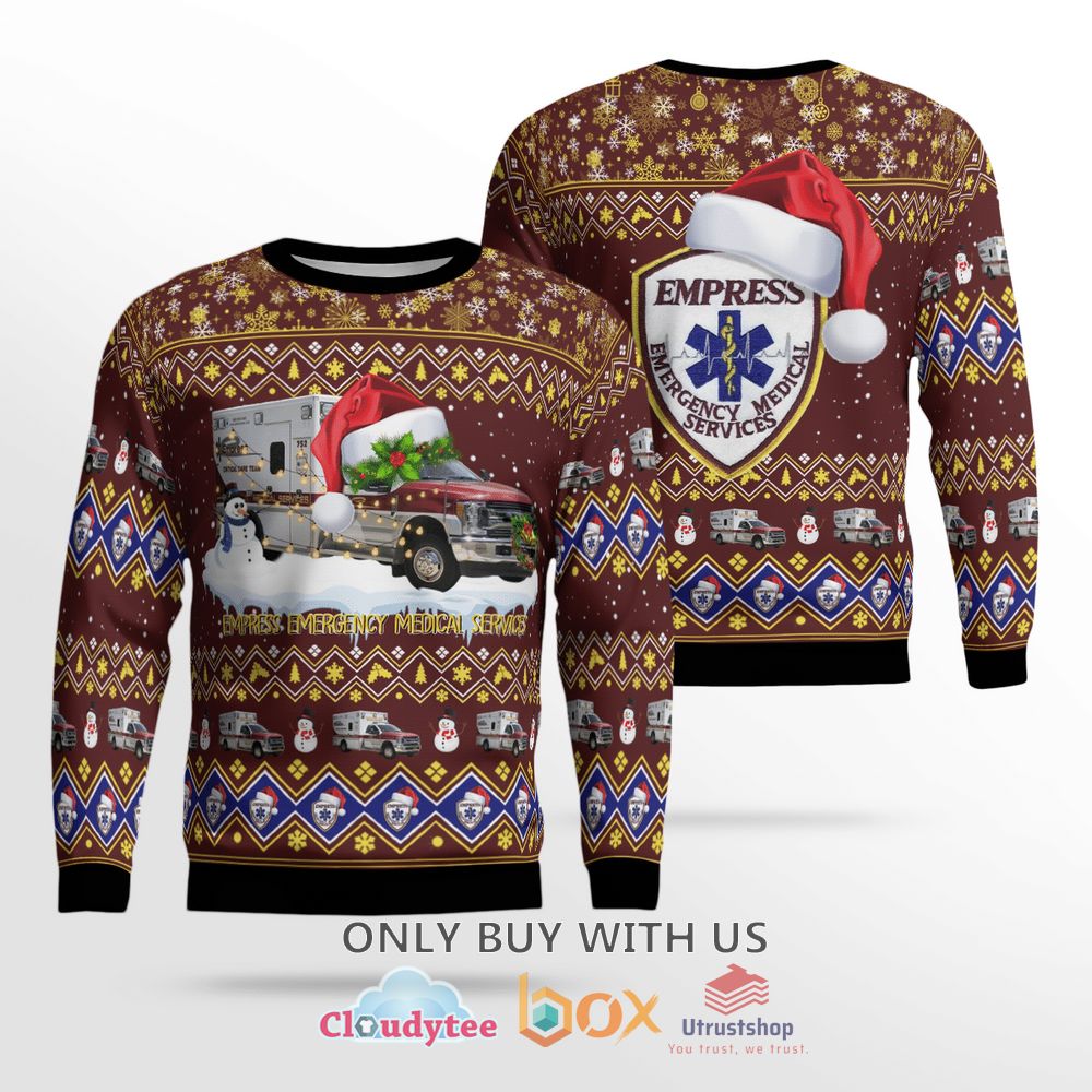 empress emergency medical services christmas sweater 1 68077