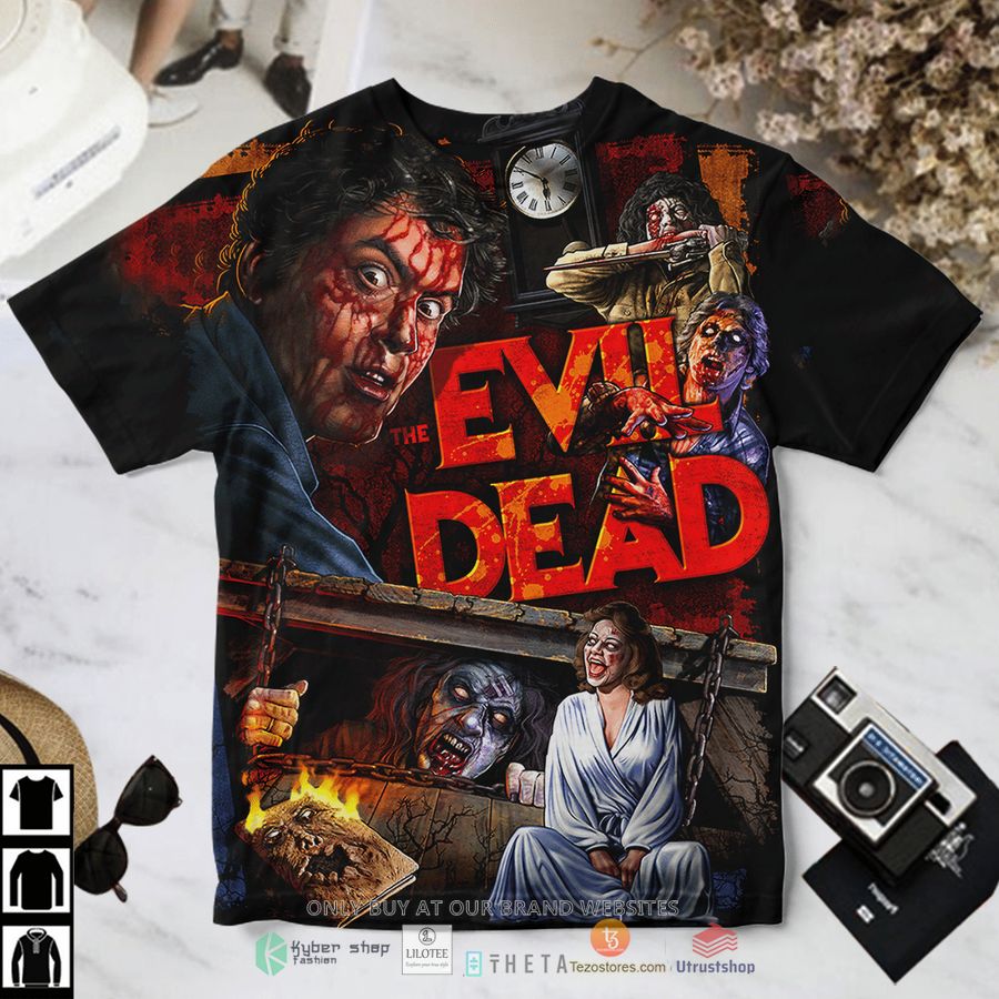 evil dead spooky characters t shirt 1 57068