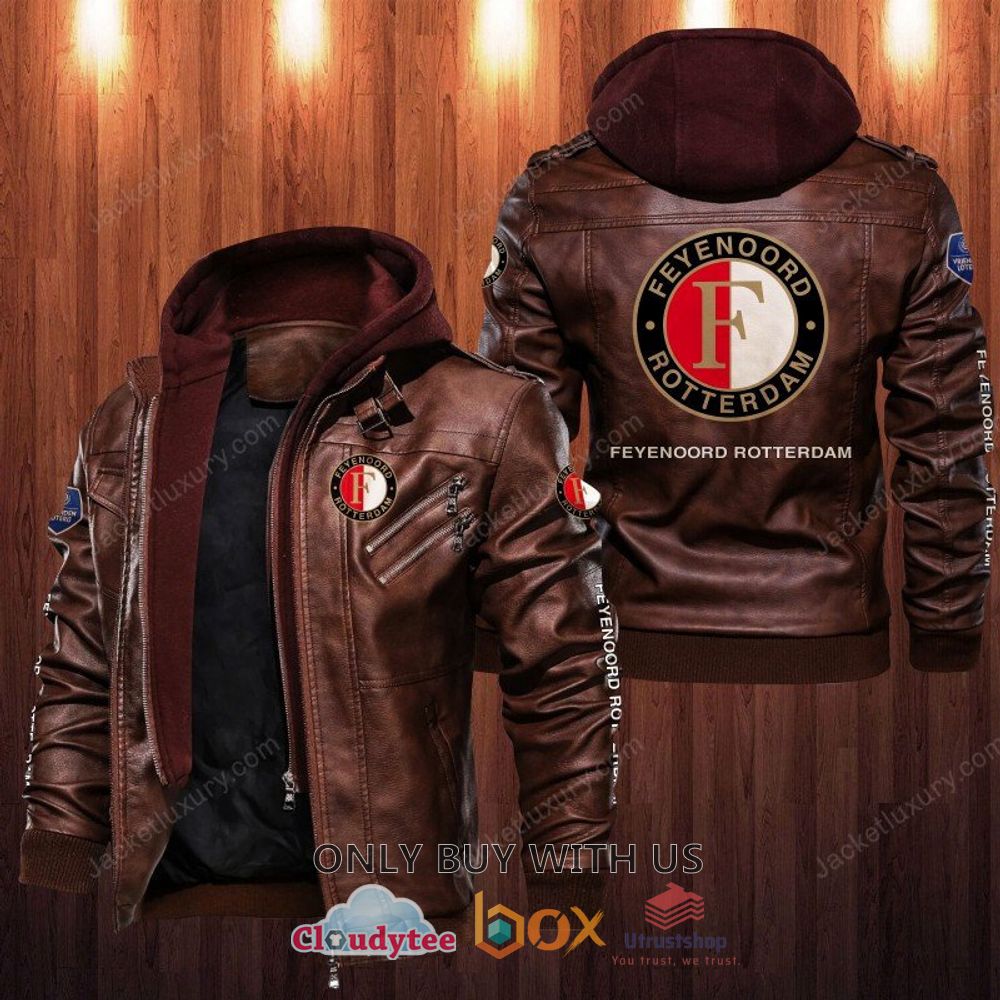 feyenoord rotterdam leather jacket 2 7969