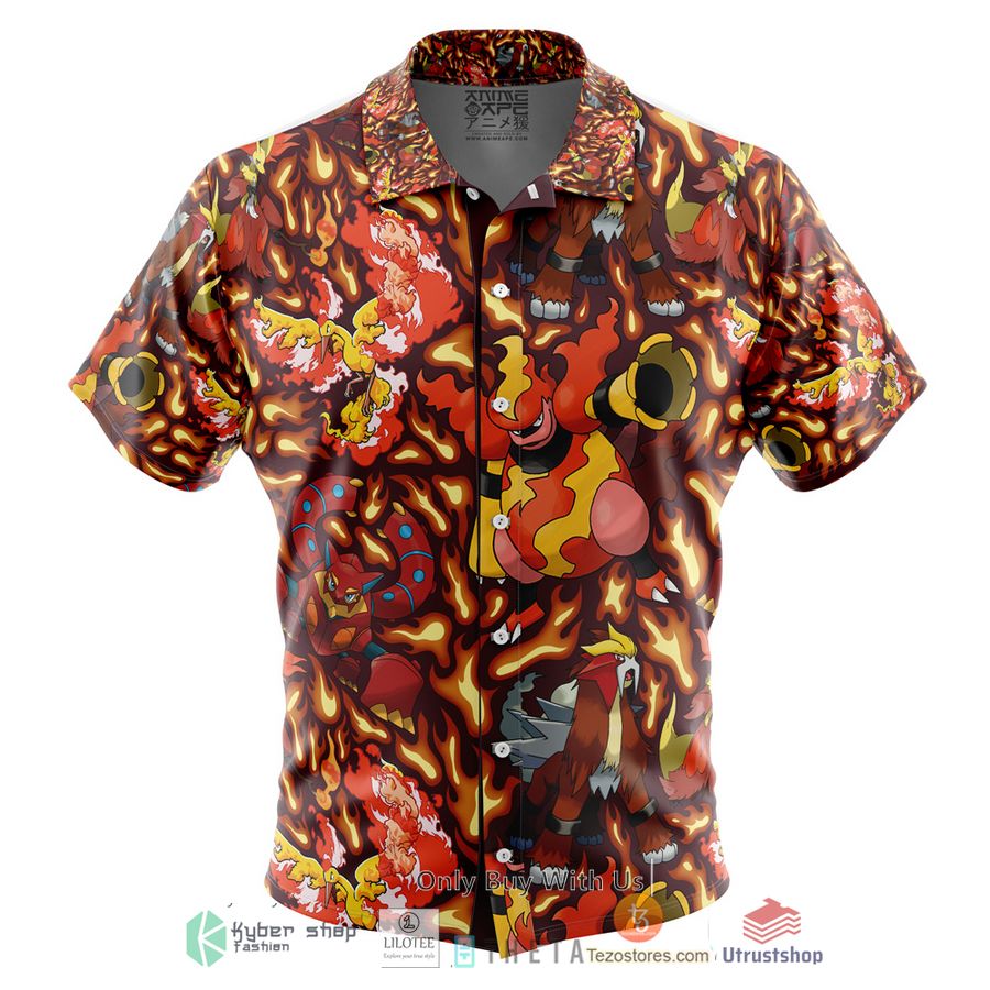 fire type pokemon short sleeve hawaiian shirt 1 68231