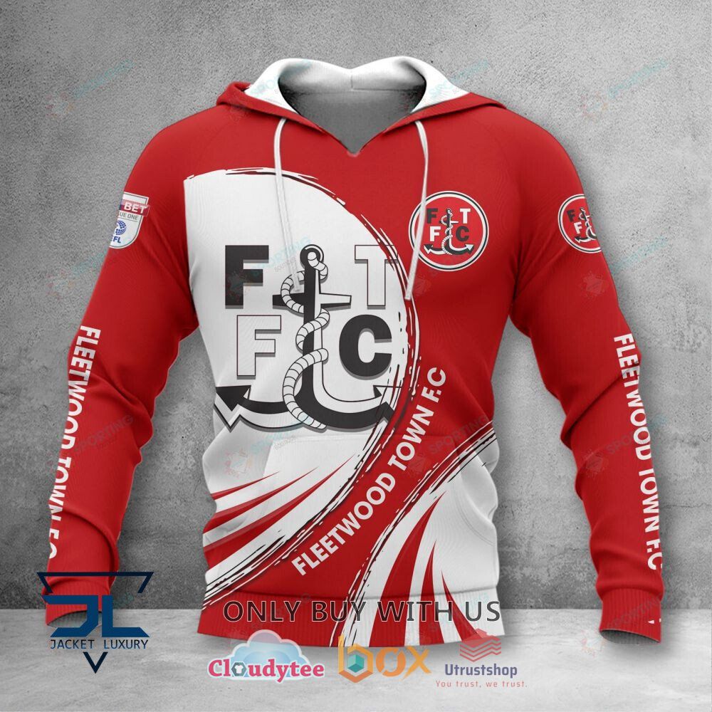 fleetwood town football club 3d shirt hoodie 2 90767