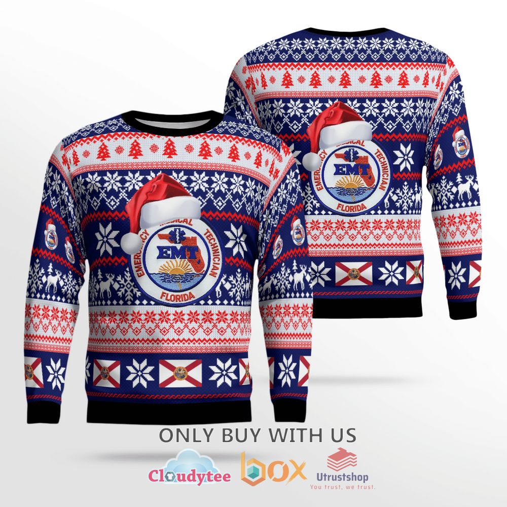 florida emt christmas sweater 1 25361