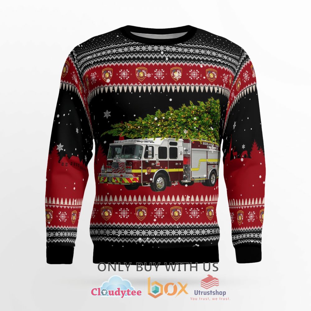 florida highlands county fire rescue christmas sweater 2 17890