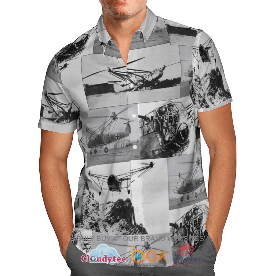 focke achgelis fa 223 german world war 2 hawaiian shirt 2 99956