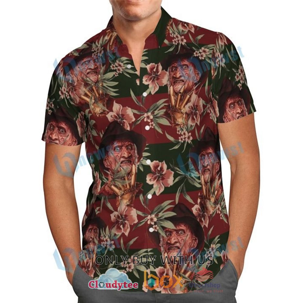 freddy krueger halloween movie horror hawaiian shirt 2 30129