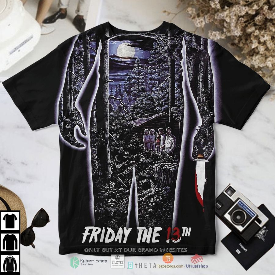 friday the 13th dark forest t shirt 1 34676