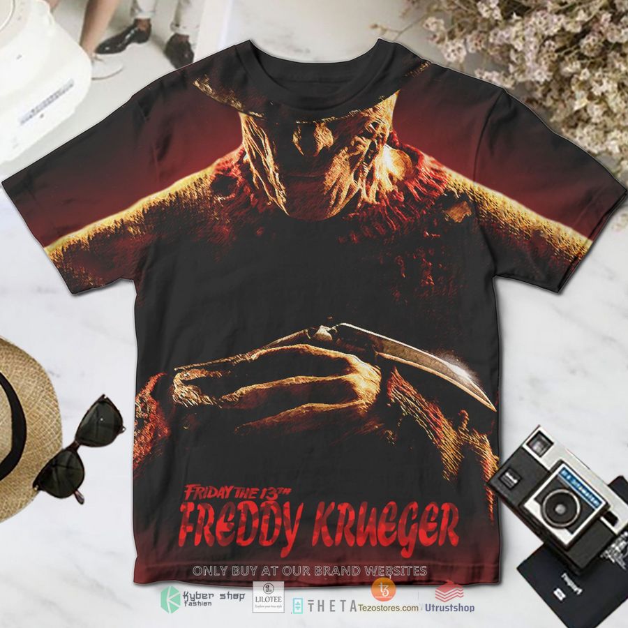 friday the 13th freddy krueger t shirt 1 8193