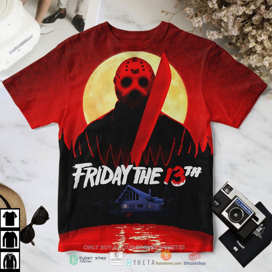 friday the 13th jason voorhees blood lake t shirt 1 51390