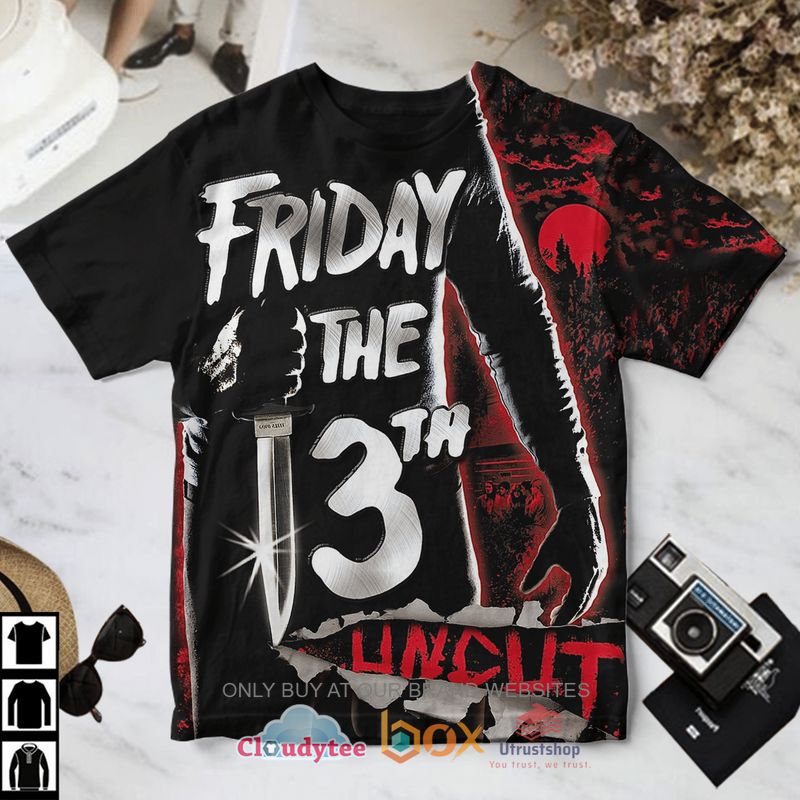 friday the 13th uncut t shirt 1 90341