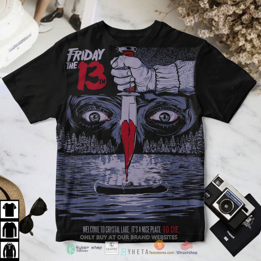 friday the 13th welcome to crystal lake t shirt 1 72444