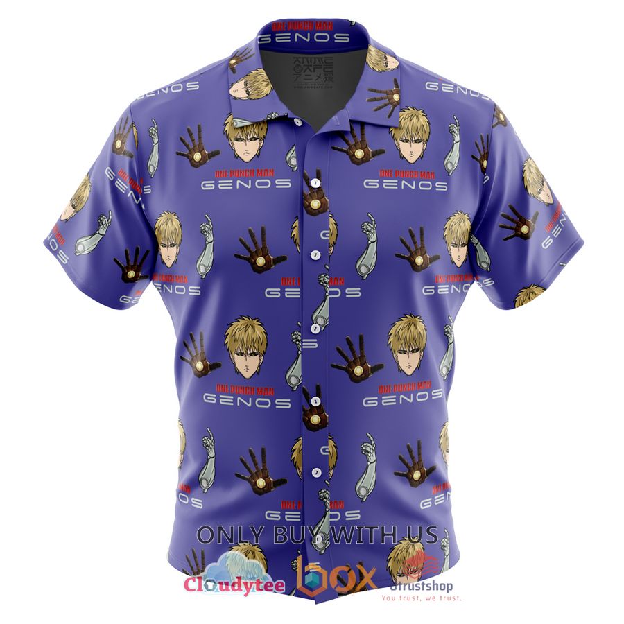 genos one punch man hawaiian shirt 1 27563