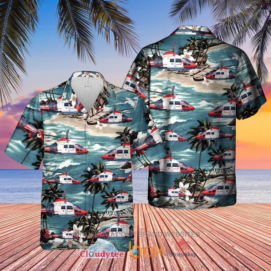 german air medical services helicopter 2 pattern hawaiian shirt 1 46155