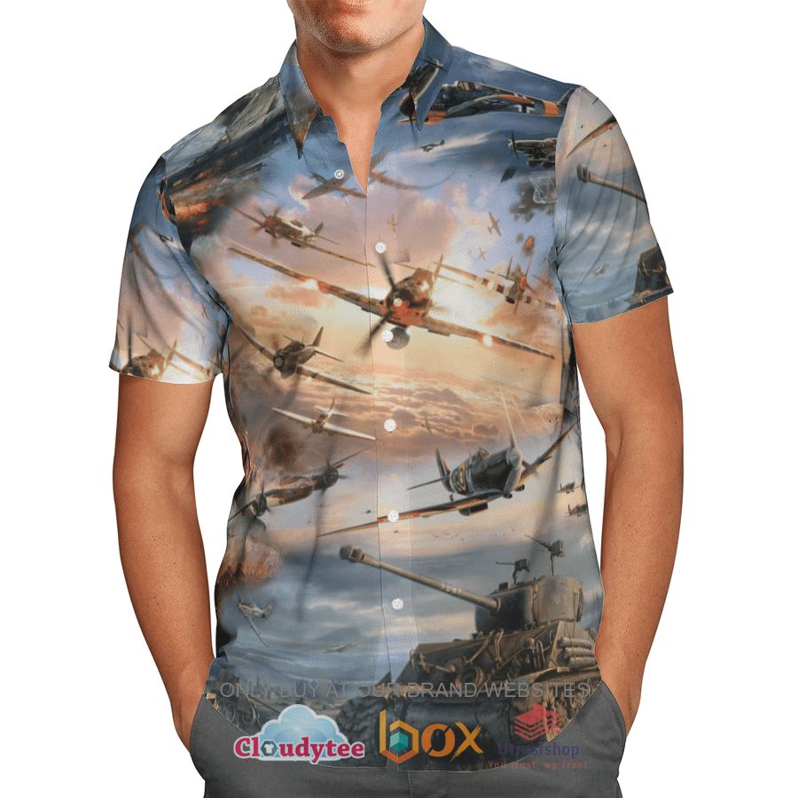 german world war 2 pattern hawaiian shirt 1 87029