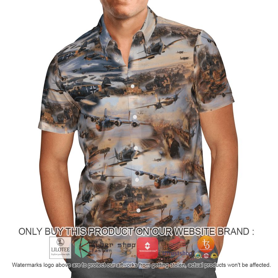german world war plane hawaiian shirt 1 78376