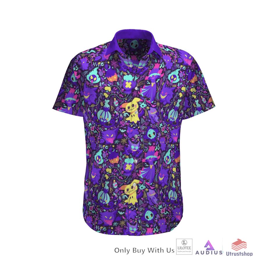ghost pokemon hawaiian shirt short 1 78030