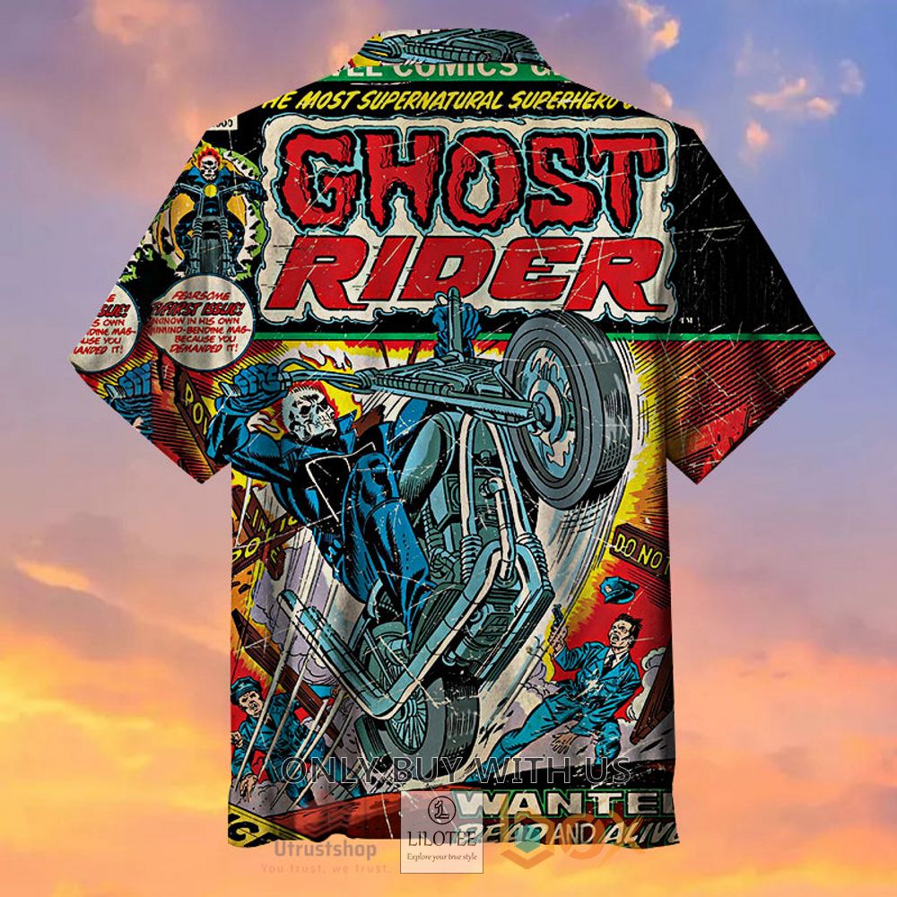 ghost rider hawaiian shirt 2 50675
