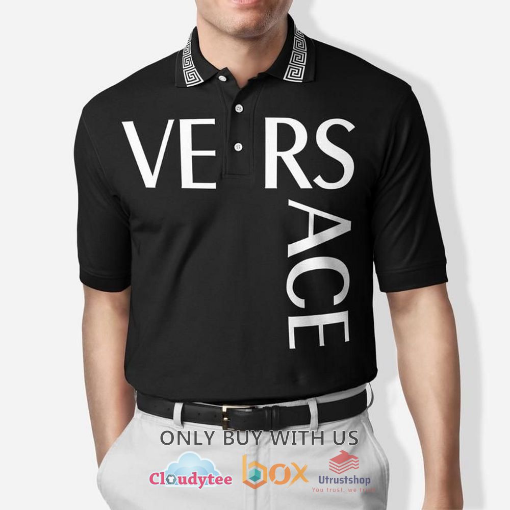 gianni versace black white polo shirt 1 79691