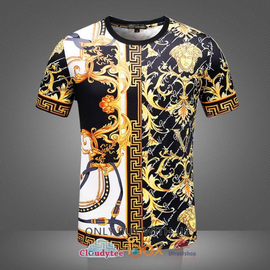 gianni versace medusa pattern color 3d t shirt 1 68604
