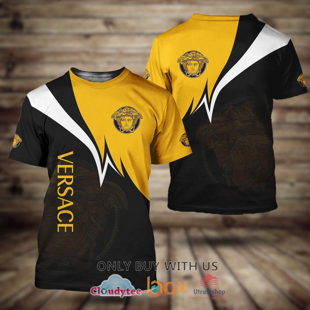 gianni versace s r l brown yellow 3d t shirt 1 32062