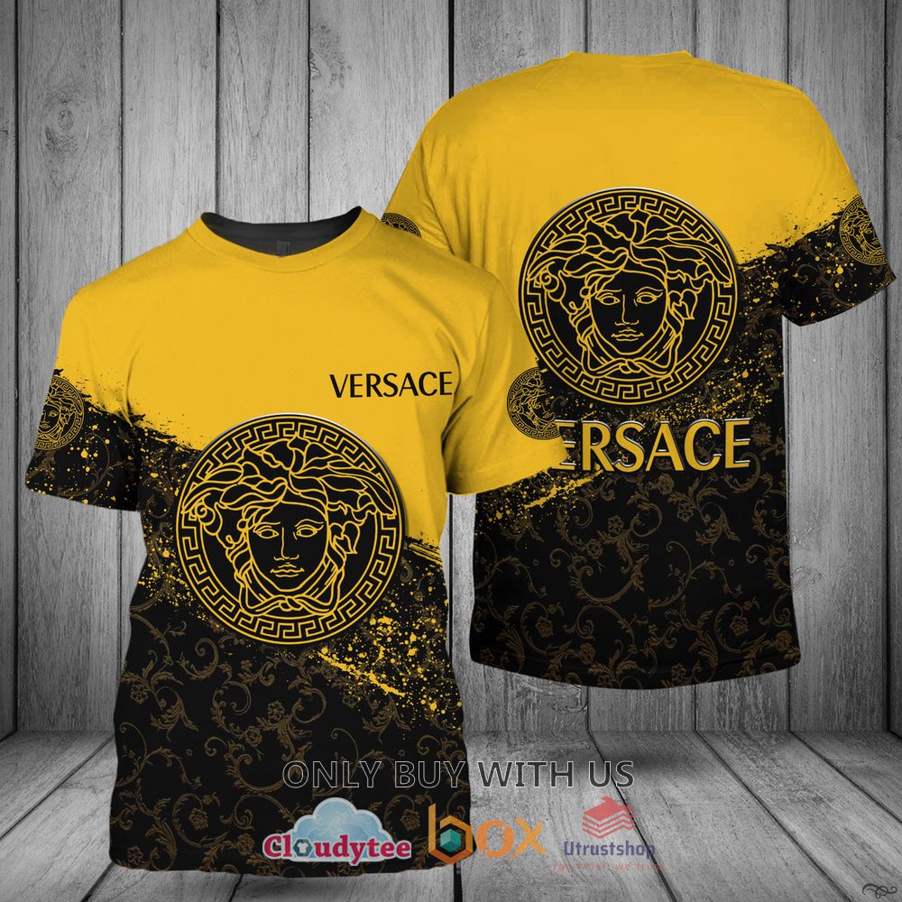 gianni versace s r l yellow black 3d t shirt 1 99860
