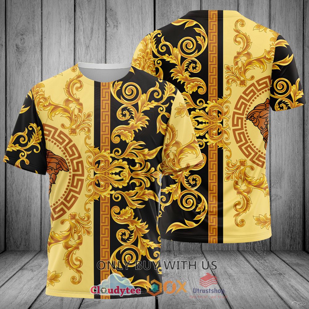 gianni versace s r l yellow pattern 3d t shirt 1 5724