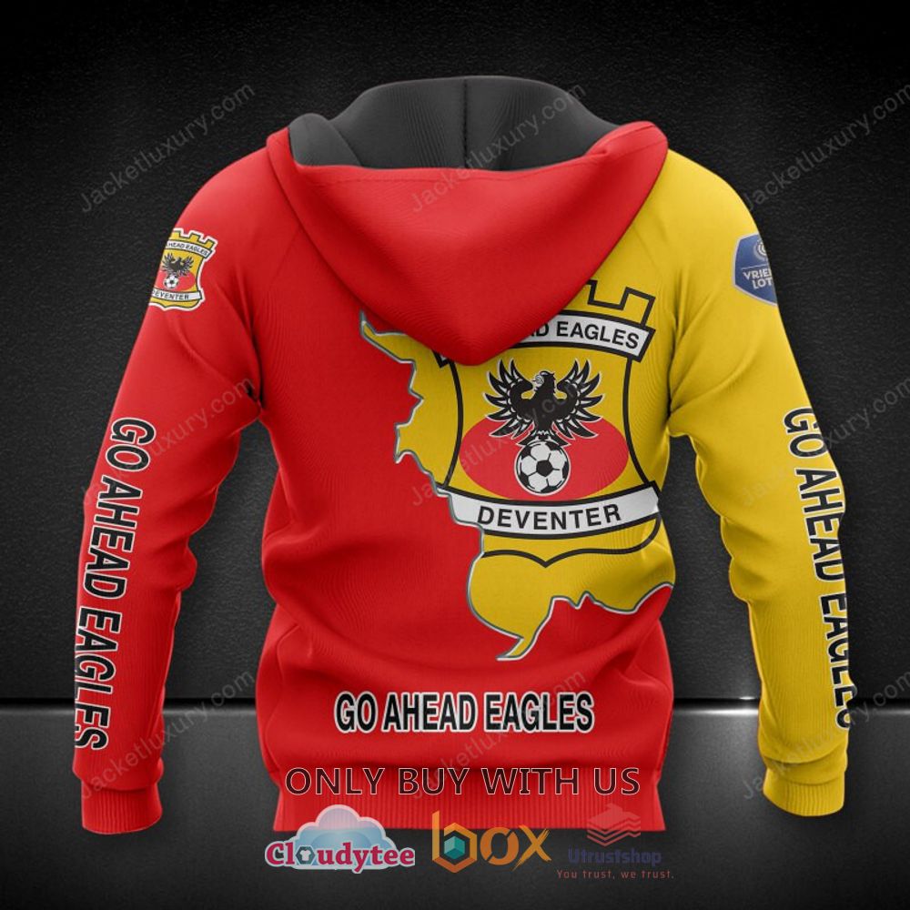go ahead eagles red yellow 3d hoodie shirt 2 60743