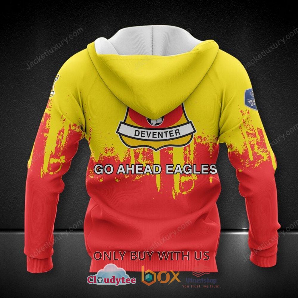 go ahead eagles yellow red 3d hoodie shirt 2 43319