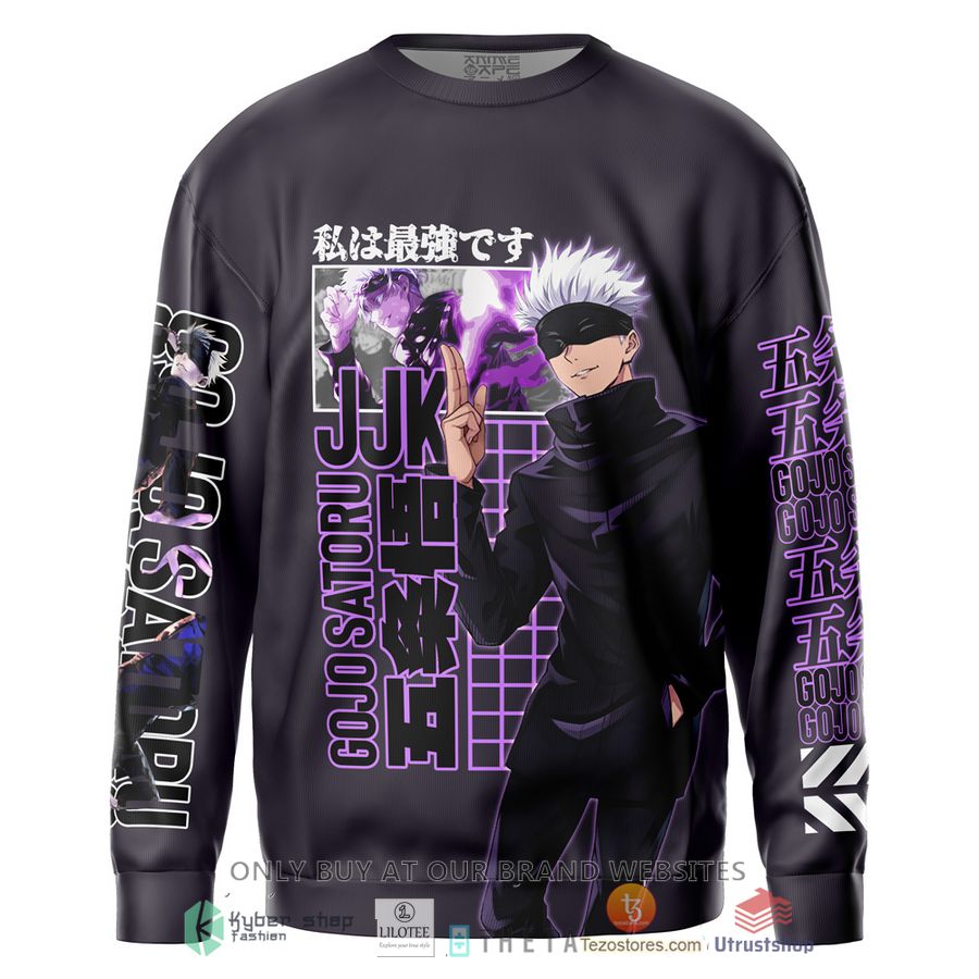 gojo satoru jujutsu kaisen slayer streetwear sweatshirt 1 36282