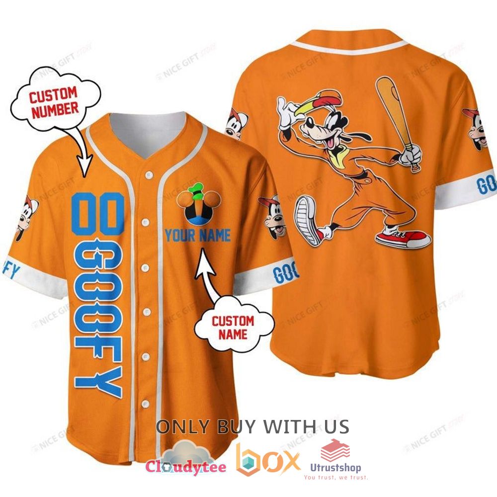 goofy disney personalized baseball jersey shirt 1 37978