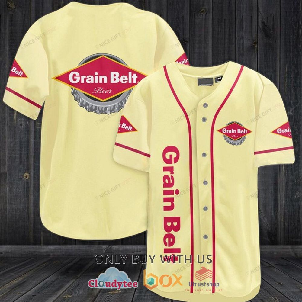 grain belt beer baseball jersey shirt 1 13386